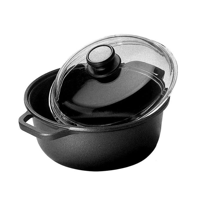 Risoli Casseruola 2 Manici con Coperchio 20cm BlackPlus