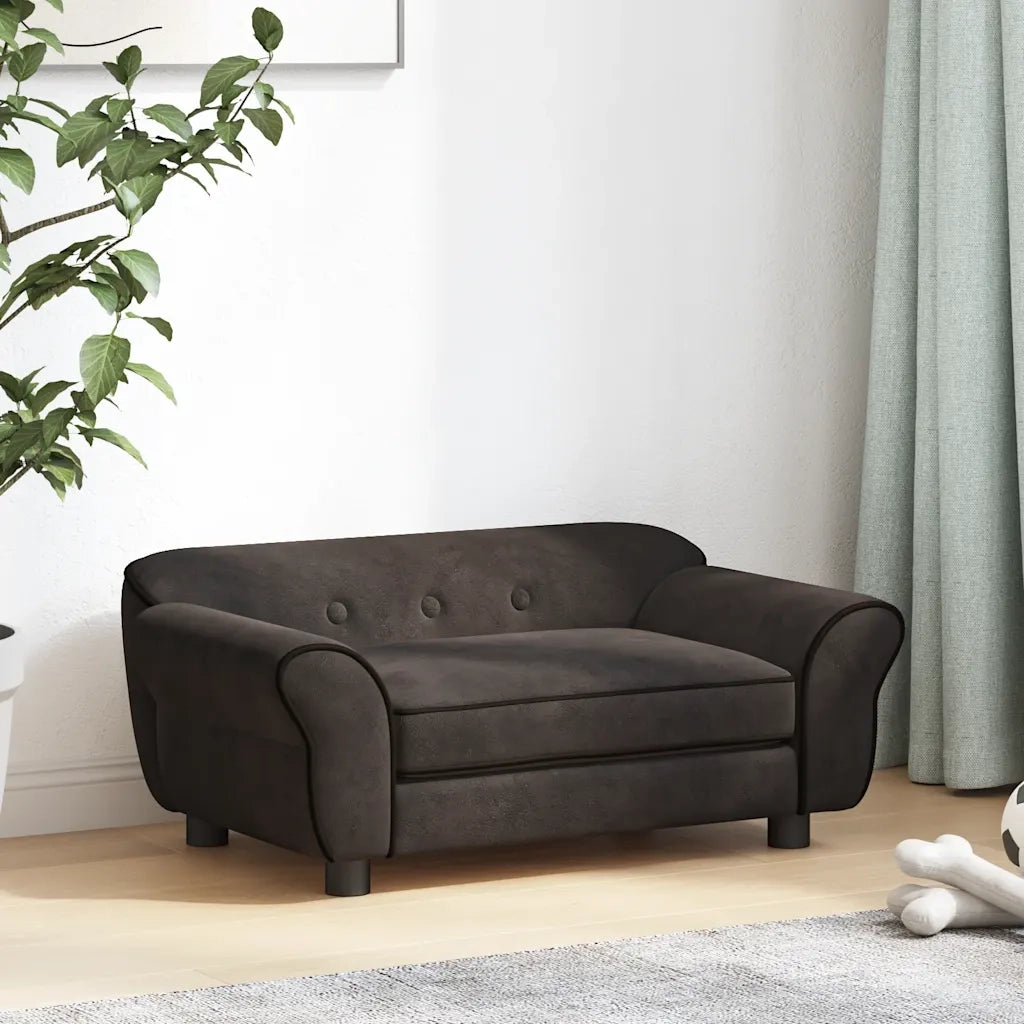 Divano per Cani-Sofa per animali domestici-Divanetto Marrone 72x45x30 cm in Peluche