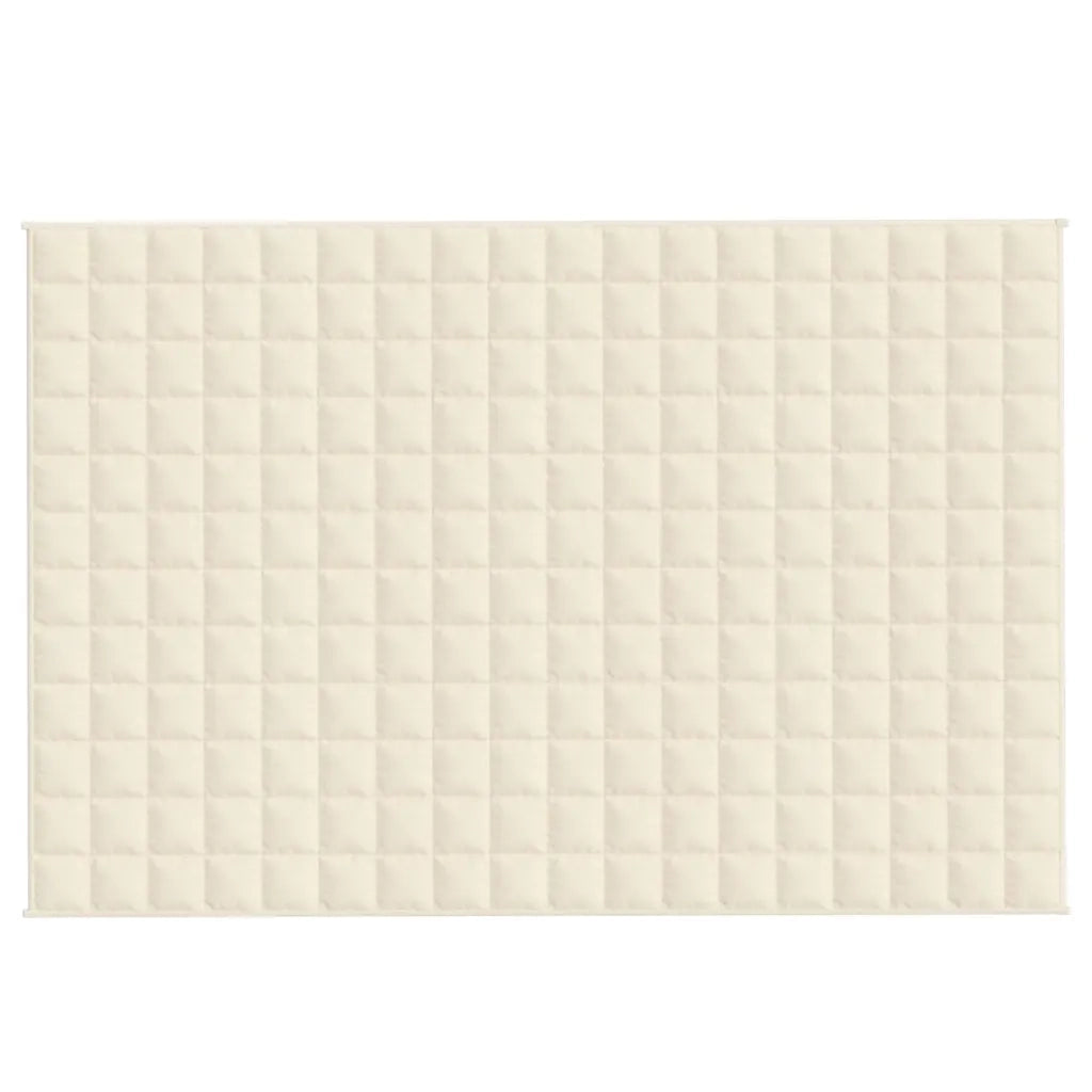 Coperta Ponderata Crema Chiaro 122x183 cm 9 kg Tessutocod mxl 117427