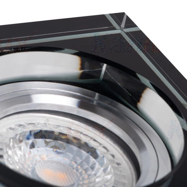 Faretto da soffitto Kanlux Morta 22110 quadrato nero