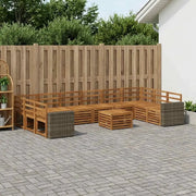 Set di divani da esterno 11 pcs Naturale 3384935