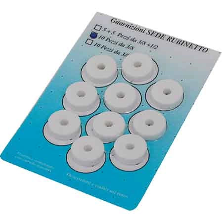 GUARNIZIONE SILICONICA IN BLISTER 1/2 - 10 pezzi