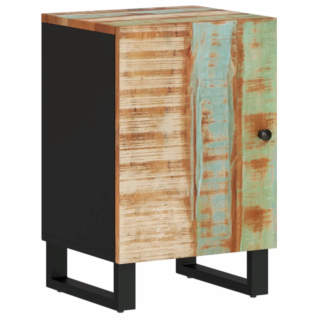 Mobile da Bagno 38x33x58cm Legno Massello di Recuperocod mxl 105457