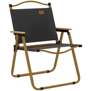 Sedia pieghevole da giardino con braccioli ¨C zephmum ¨C 54x59x78 cm grigio scuro