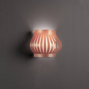 Applique Balcony Helios 1 Luce In Polilux Rame Con Cavo Made In Italy
