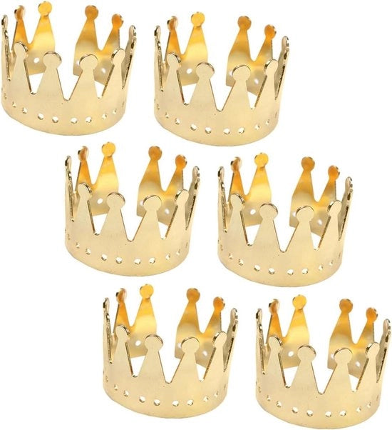 Decorazioni per tavola di matrimonio Servet con disegno di corona - 18 pezzi - Decorazioni per party e cerimonia nuziale