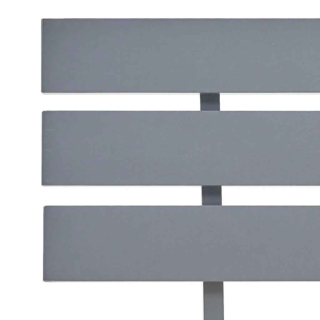 Giroletto senza Materasso Grigio 180x200 cm Legno Massello Pino 283171