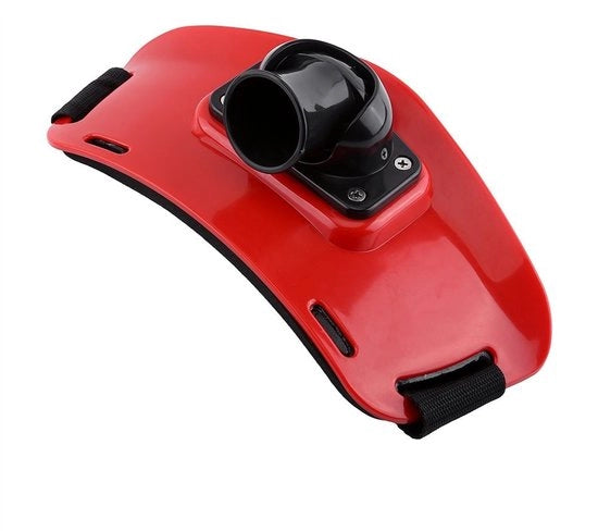 Supporto per pesce con cintura regolabile - Padded supporto - Fermo rotante - Leggero - Resistentente agli impatti ABS - Adatto per pescatori - Supporto per pesce