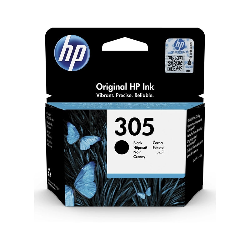 HP Cartuccia di inchiostro nero originale 305
