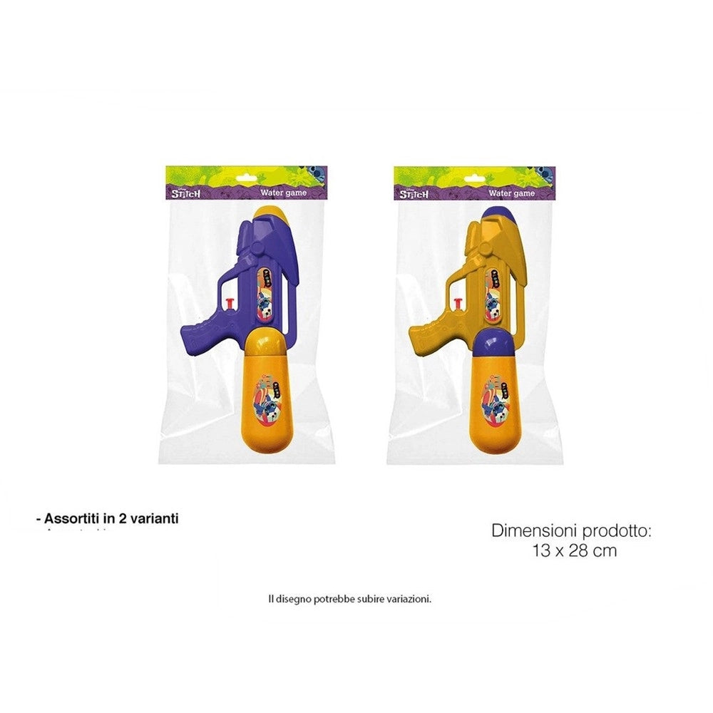 Trade Shop - Pistola Ad Acqua Grafiche Stitch Da 250 Ml Giocattolo Per Bambini 2 Colori 218533 -