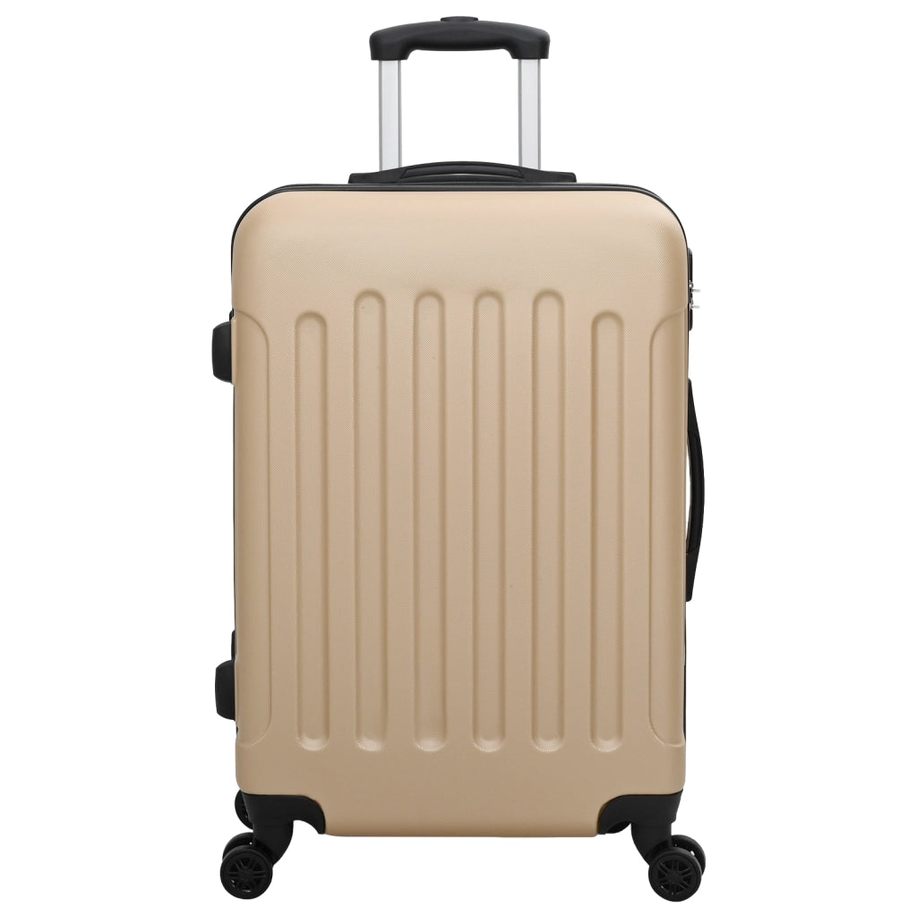 Set di valigie 3 pcs Valigia rigida Champagne 20'' 24'' 28'' ABS