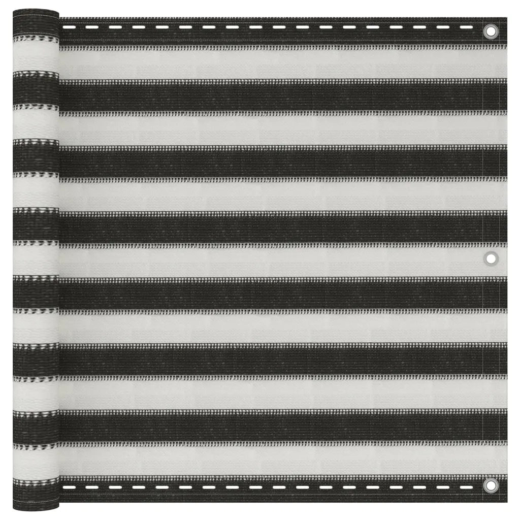 Paravento da Balcone HDPE 90x500 cm Antracite e Bianco cod mxl 13296