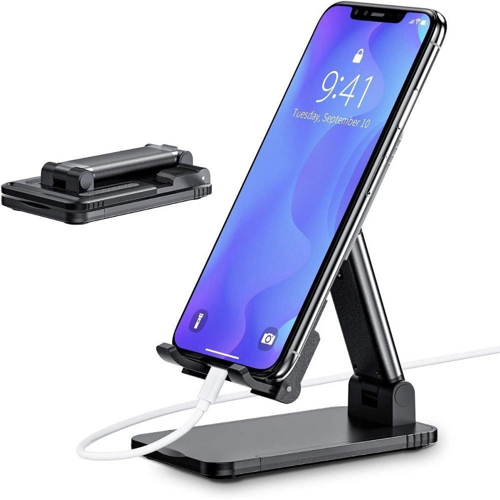 Trade Shop - Supporto Porta Cellulare Universale Regolabile Tablet Telefono Da Tavolo Q-zj300 -