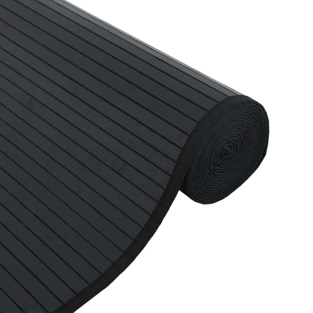 Tappeto Rettangolare Nero 60x100 cm in BambÃ¹