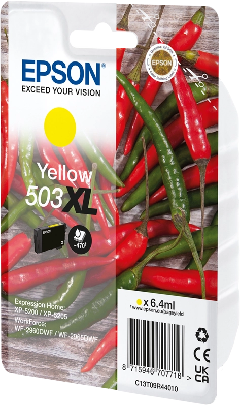 Epson 503XL cartuccia d'inchiostro 1 pz Originale Resa elevata (XL) Giallo