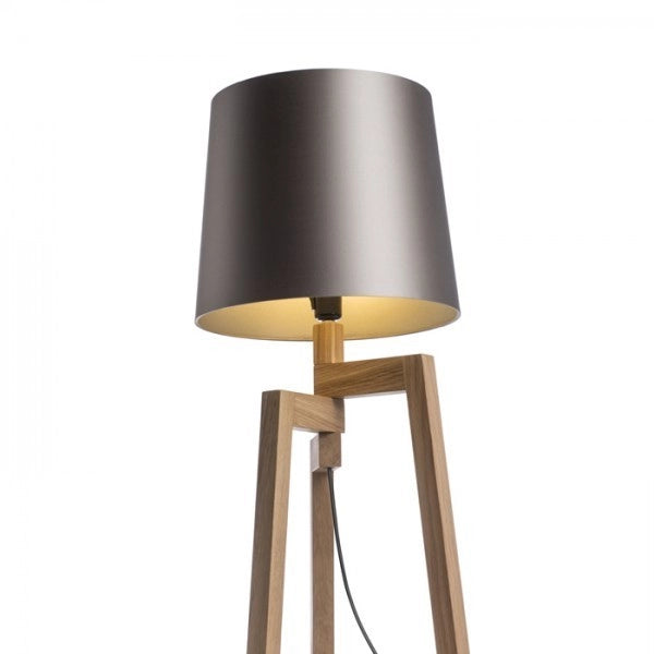 Paralume CONNY 35/30 lampade da terra  grigio piccione/PVC argento  max. 23W