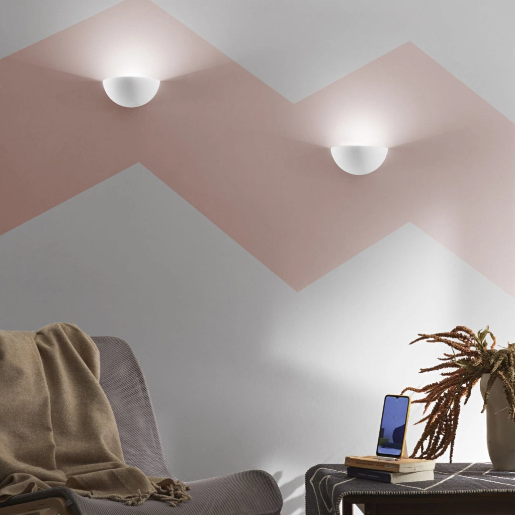 APPLIQUE LED PIZNAIR 6W 3-4000K 18XH8,5CM IN GESS.