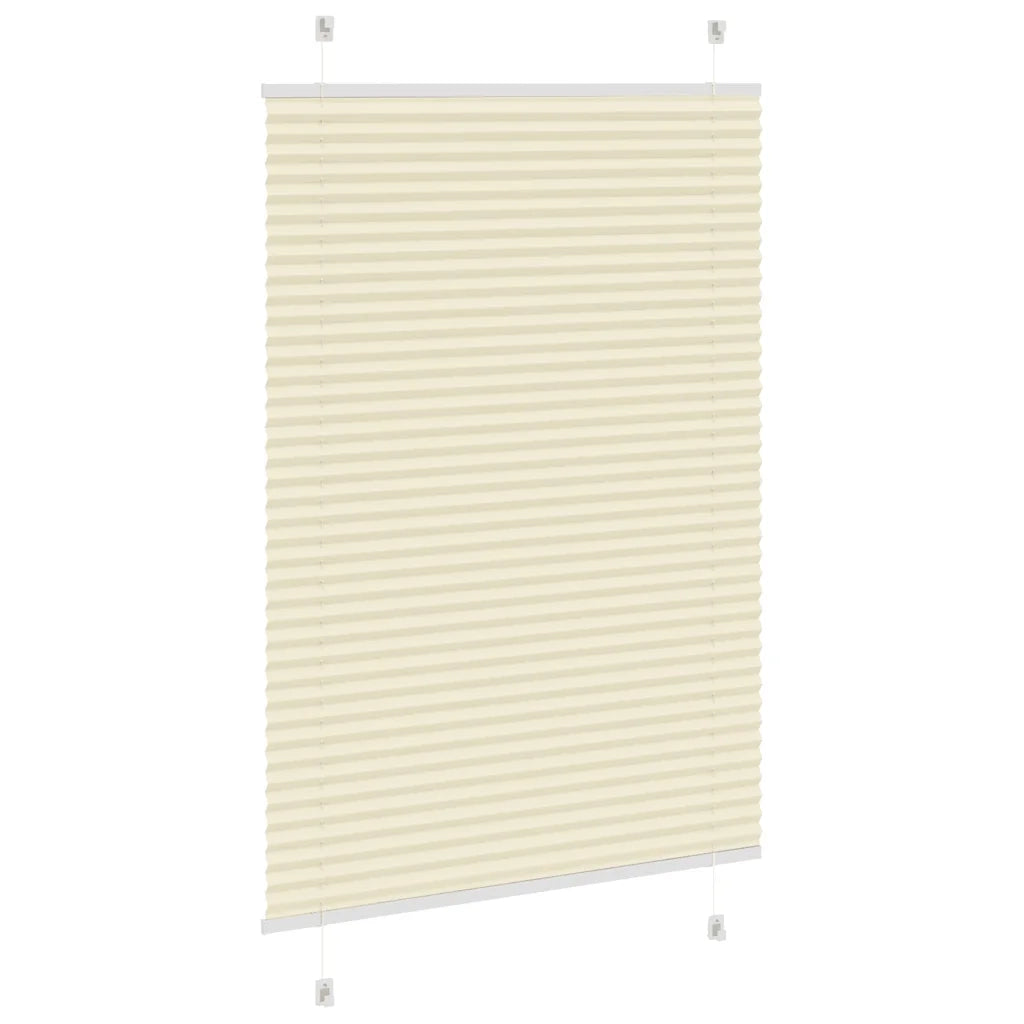 Tenda Plissettata Crema 95x100 cm Larghezza Tessuto 94,4 cm 4015278