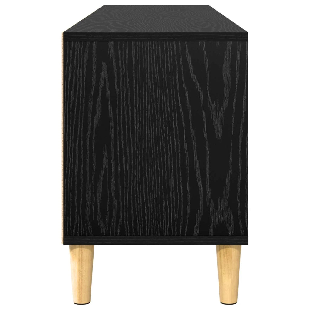 Mobile TV Rovere Nero 150 x 30 x 45 cm Legno multistrato 879482