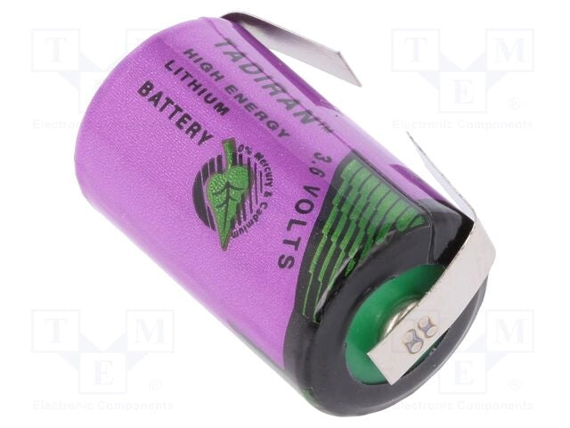 SL750 TADIRAN 1/2AA 3,6V 1,1 Ah CON LAMELLE