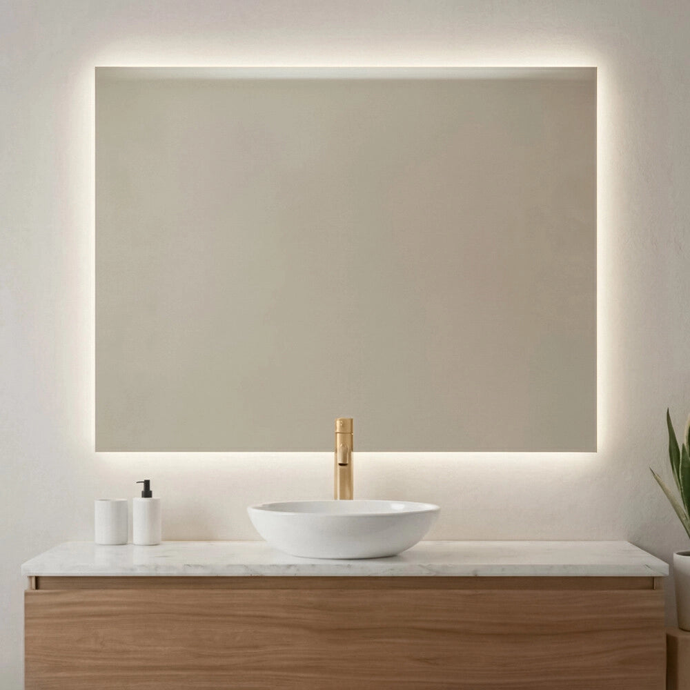 Specchio 60x70 cm retroilluminato con luce naturale 4500K