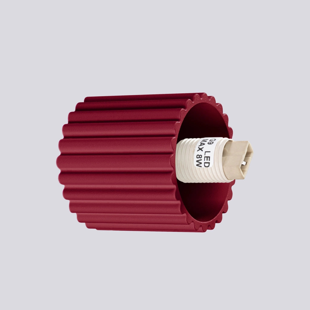 Applique moderna SFERA Pure Lume bordeaux globo IP44 G9