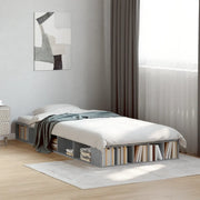 Giroletto-Struttura Letto Grigio Cemento 100x200 cm in Legno Multistrato 985372