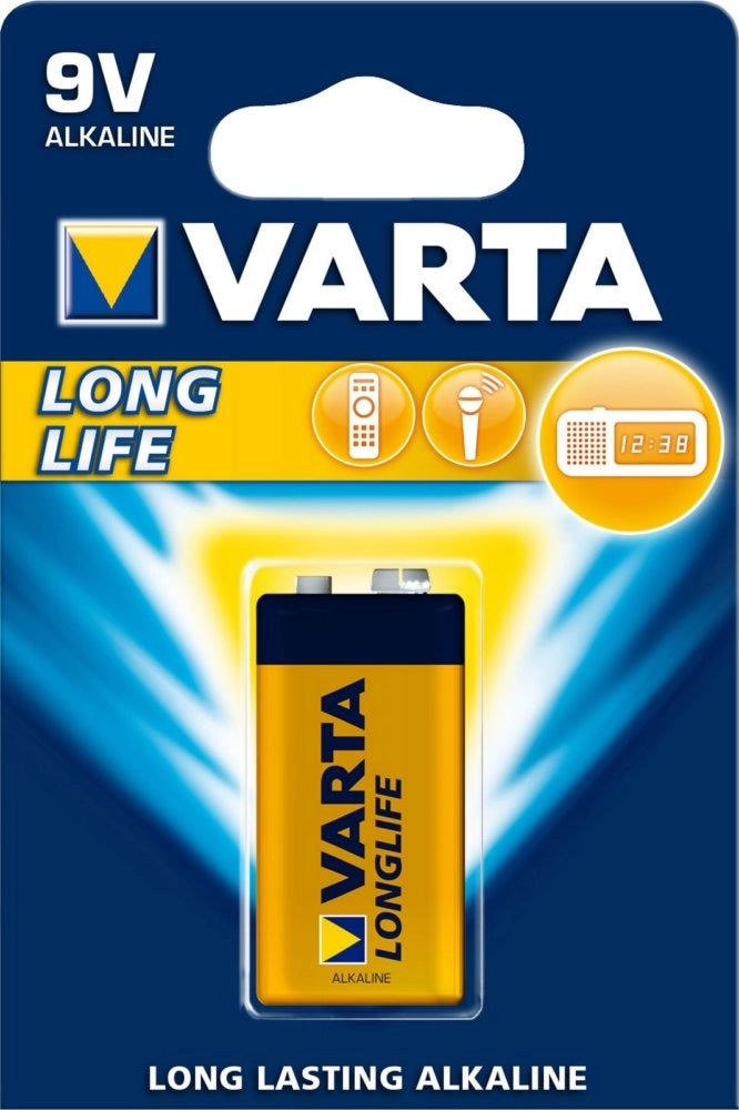 10blister varta longlife alcaline transistor 9v bl.1 pz cod:ferx.18869