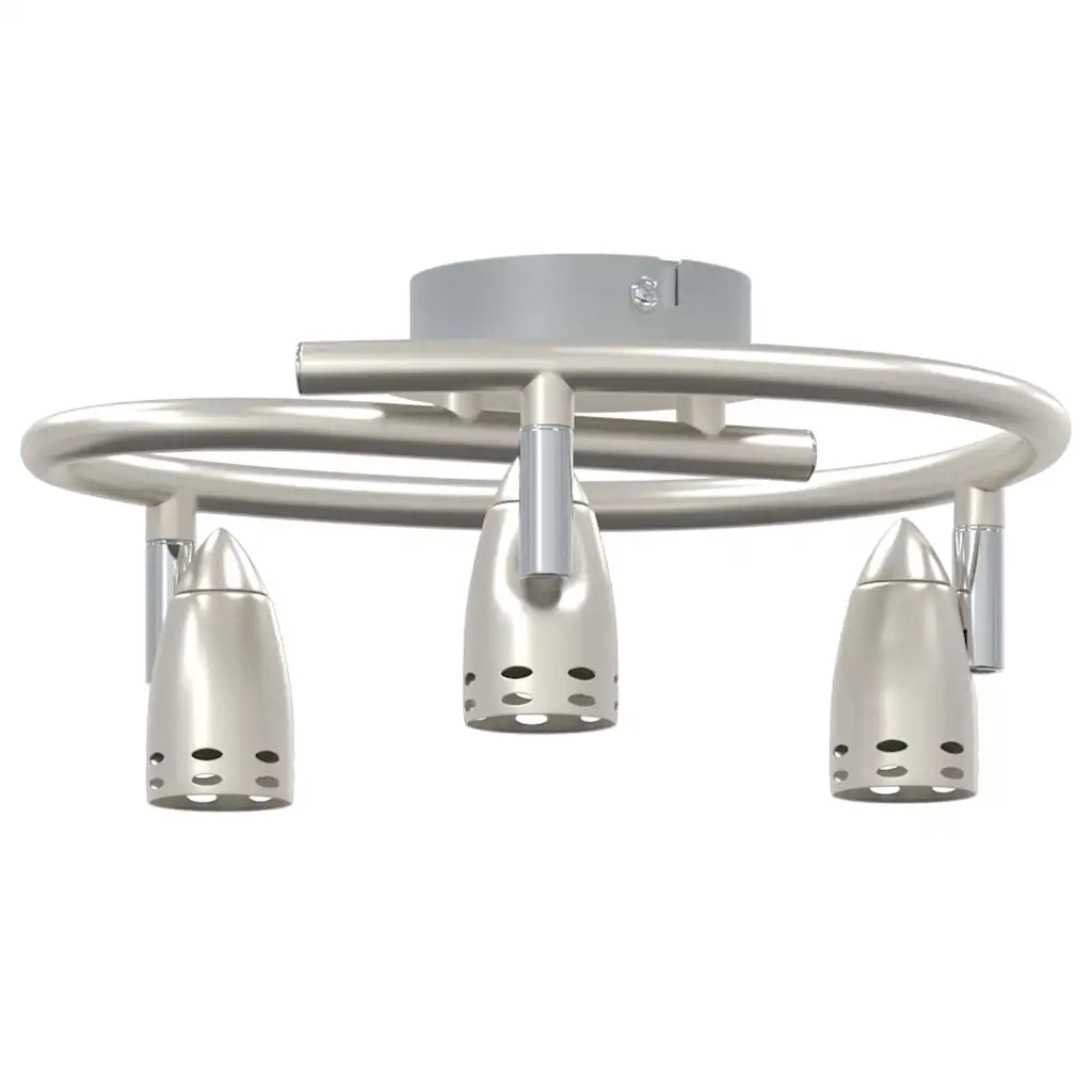 Faretto da soffitto Nichel 24 x 22 x 12,5 cm Metallo 4108219