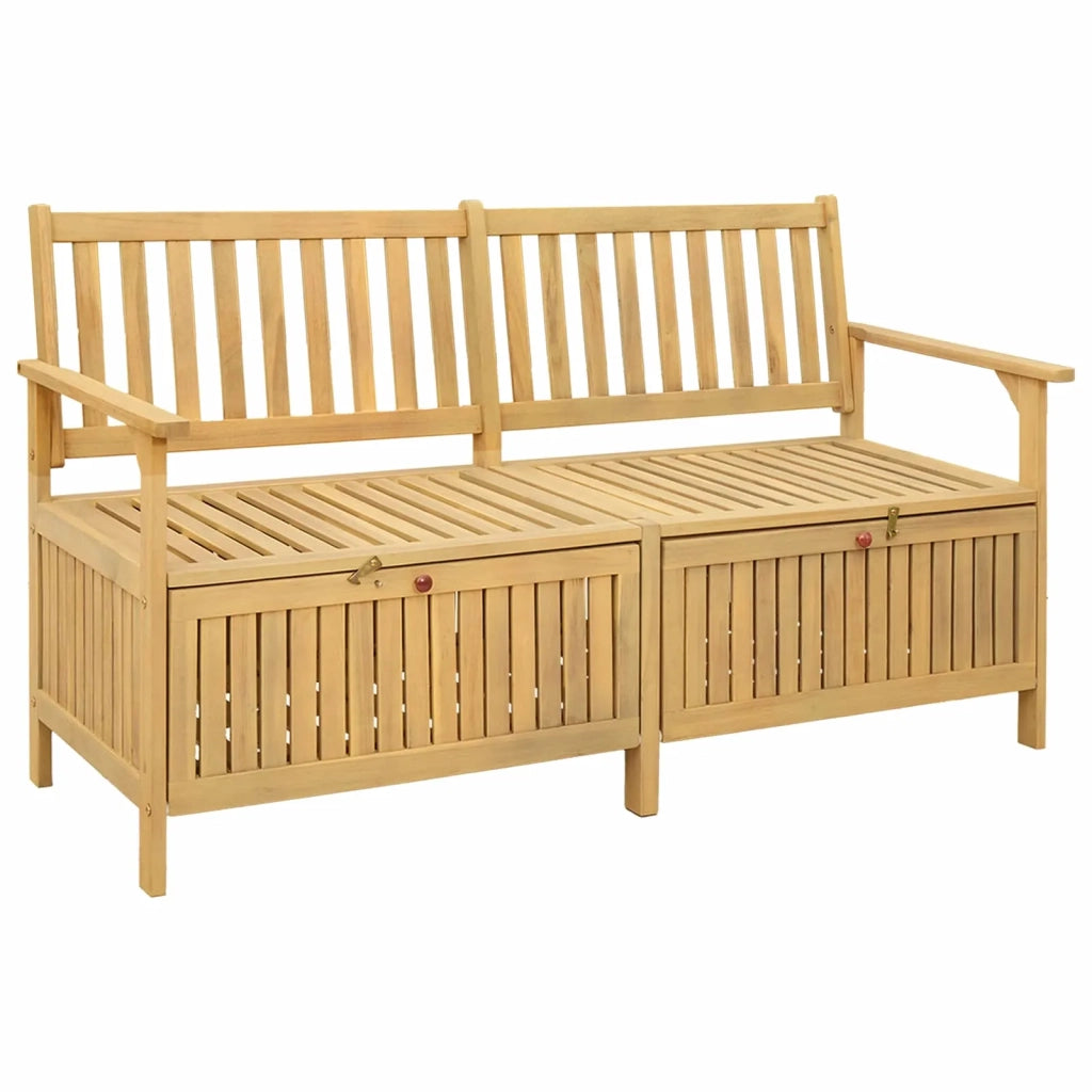 Panca da Giardino | Panchina con contenitore 148 x 63 x 84 cm Acacia Solido