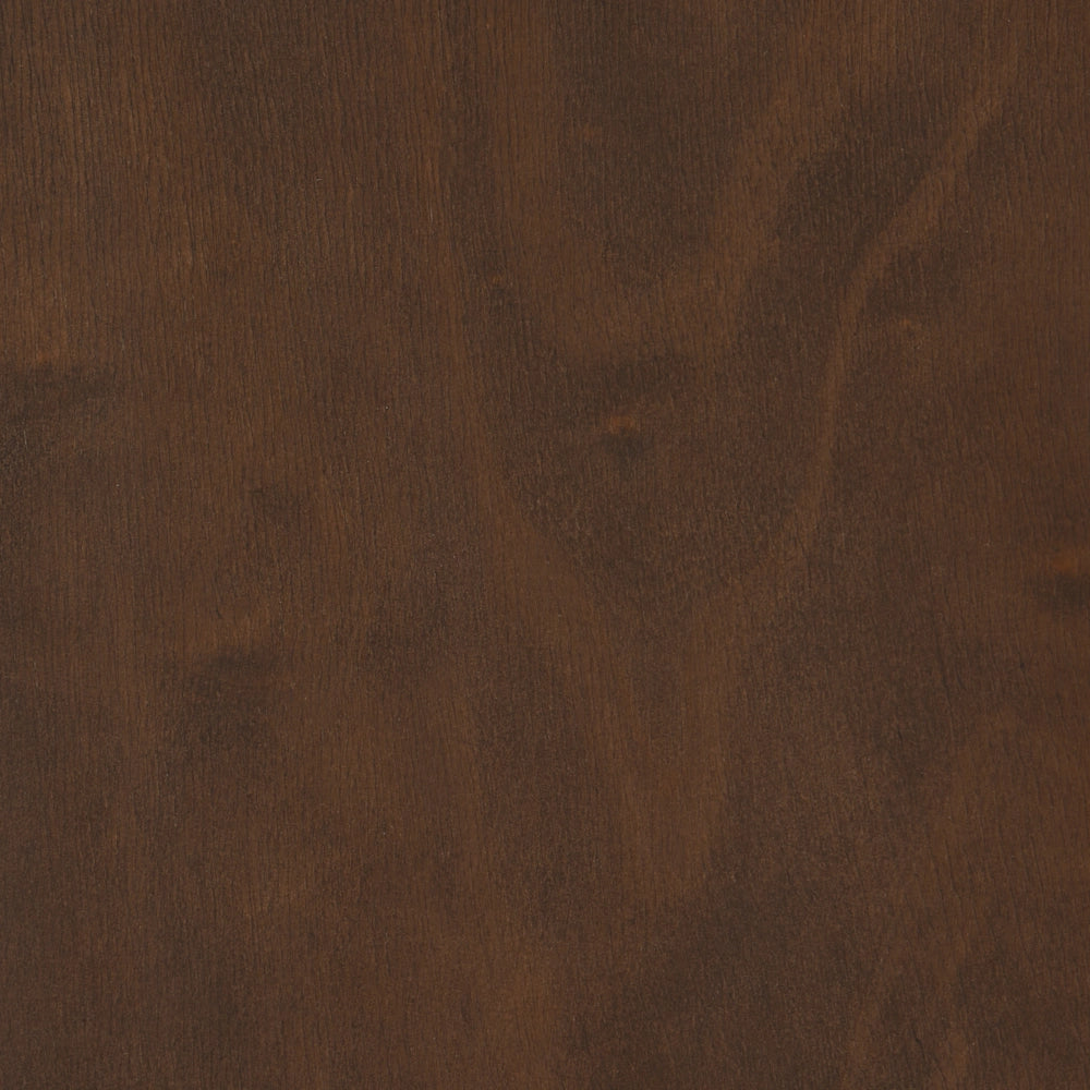 Set di 2 sedie da pranzo con struttura in legno di gomma marrone scuro Mobili da cucina per la sala da pranzo in stile retrò