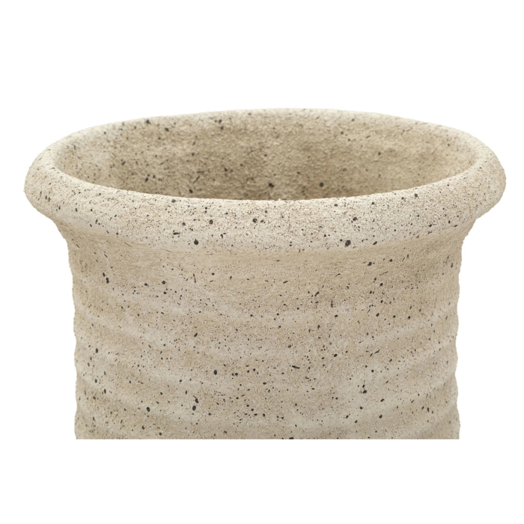 Vaso Decorativo VKH1035, Beige, Poliresina, 28x28x110 cm