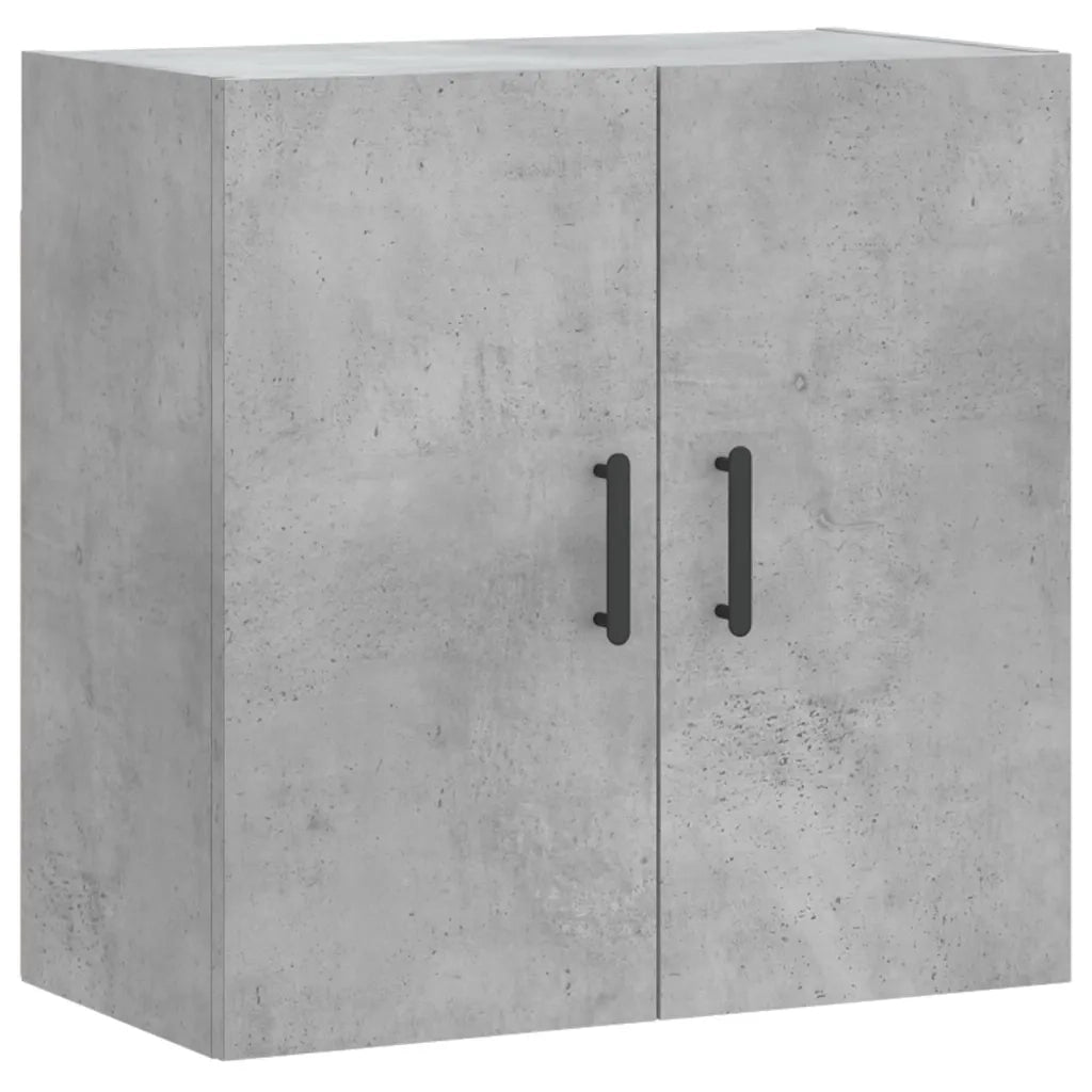 Armadietto a Muro | Mobile a Parete Grigio Cemento 60x31x60 cm in Legno Multistrato
