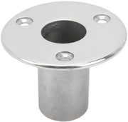 Base di fissaggio per ringhiera a 90° - Maniglia in acciaio inossidabile - Base di maniglia per barche - Adatto per barche da diporto - Fitting marittimo - Diametro interno 25 mm - Base di maniglia