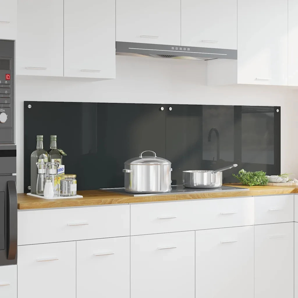 Schienale da cucina 2 pcs Grigio scuro 90 x 50 cm