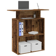 Banco Reception Legno Antico 100x40x104 cm Legno Multistrato 859058