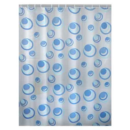 TENDA DOCCIA IN PEVA 'ORBITA' 180x200 cm Azzurro - GEDY