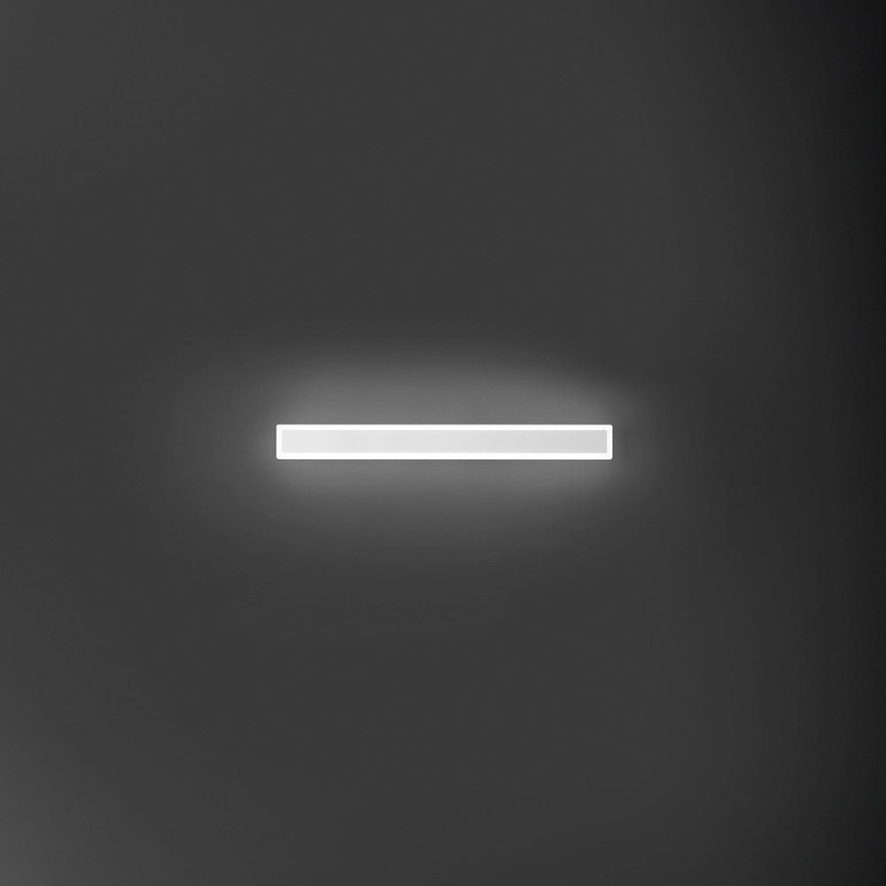 Applique Moderna Wally Alluminio Bianco Acrilico Led 19W 3000K