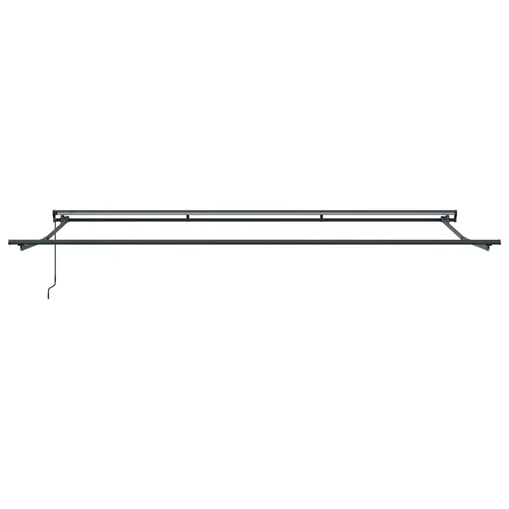 vidaXL Tenda Retrattile Verde e Giallo 500x300 cm Tessuto