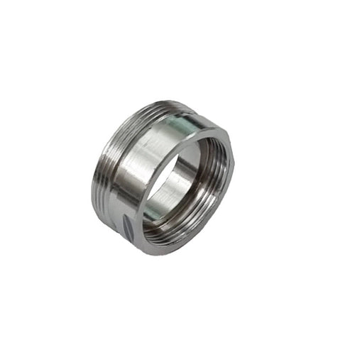 RACCORDO IN OTTONE CROMO 28M-24F- 28x1M - 24x1F- DH- pezzi 1