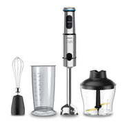 Frullatore a immersione 1500W con lame in titanio, velocità variabile e accessori tritatutto 650 ml e bicchiere 800 ml - Sogo