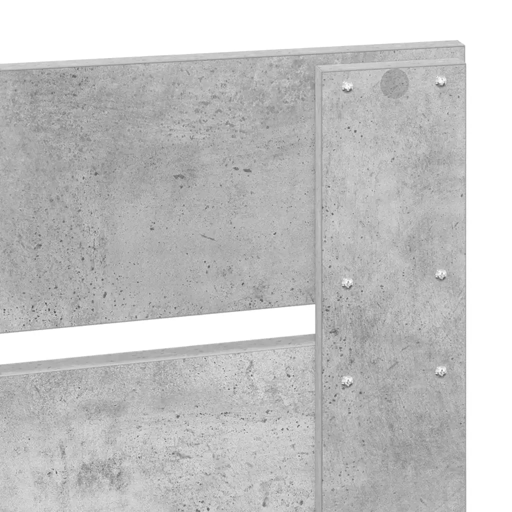 Testiera-Testata-Testiera Decorativa Grigio cemento 80 cm Legno multistrato 927055
