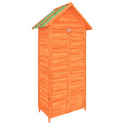 Casetta da giardino baita ripostiglio casetta da esterno robusta casetta per attrezzi 89 x 52,5 x 175 cm legno di pino massiccio marrone 02_0022425