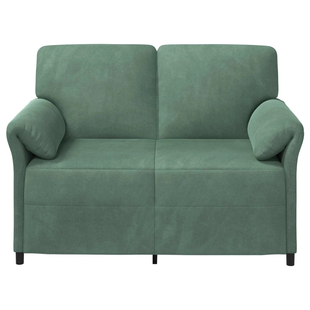 Divano a 2 Posti Verde Mare 138 x 83 x 95 cm Velluto 42033950