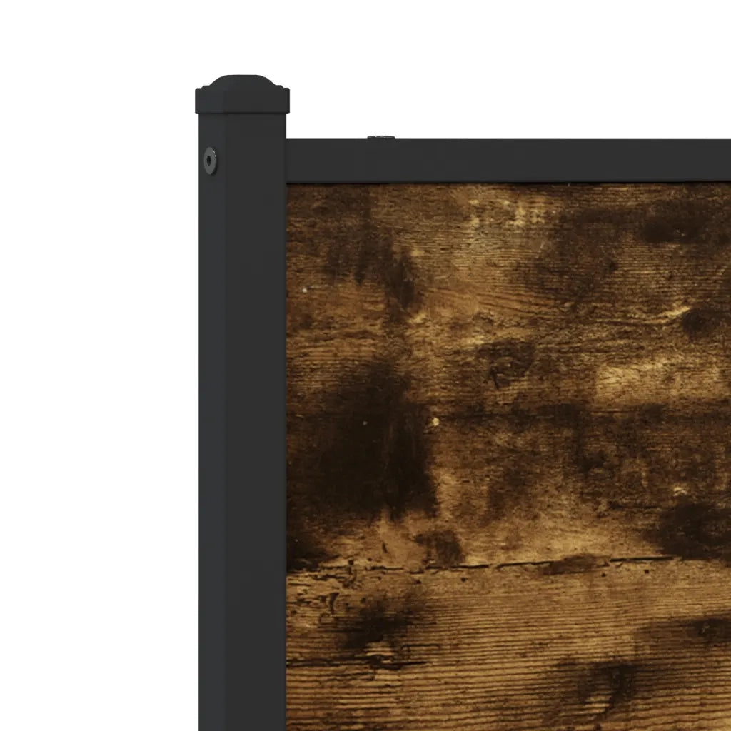 Giroletto senza Materaso in Metallo Rovere Fumo 120x200 cm