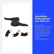 Sostegno Articolare Verstilabile - Respirante - Compressivo - Pieno di Schiuma - Supporto - Alleviamento del Dolore - Cuffie Articolari