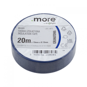 Nastro isolante 19mm x 0,13mm 20m blu navy Ecolight