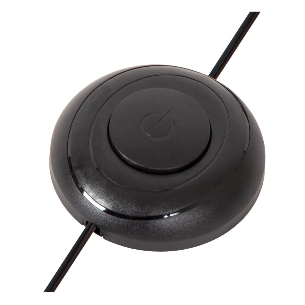 Lampada da tavolo LED ad anello CIRKELIS nera Lucide