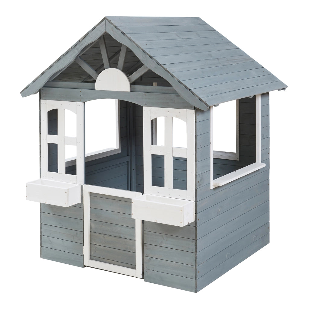 Casetta Giocattolo Vesa da Giardino in Legno di Abete 138x120x102 cm casa.pro