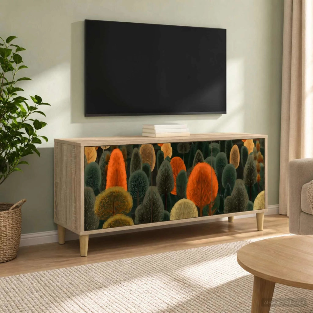 Mobile TV ZAANDAM 102 x 33 x 50 cm Sonoma Legno ingegnerizzato 8007080